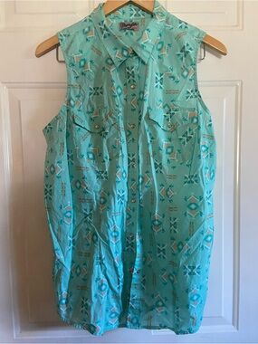 Vintage Wrangler Southwestern Western Snap Tunic Coastal Cowgirl